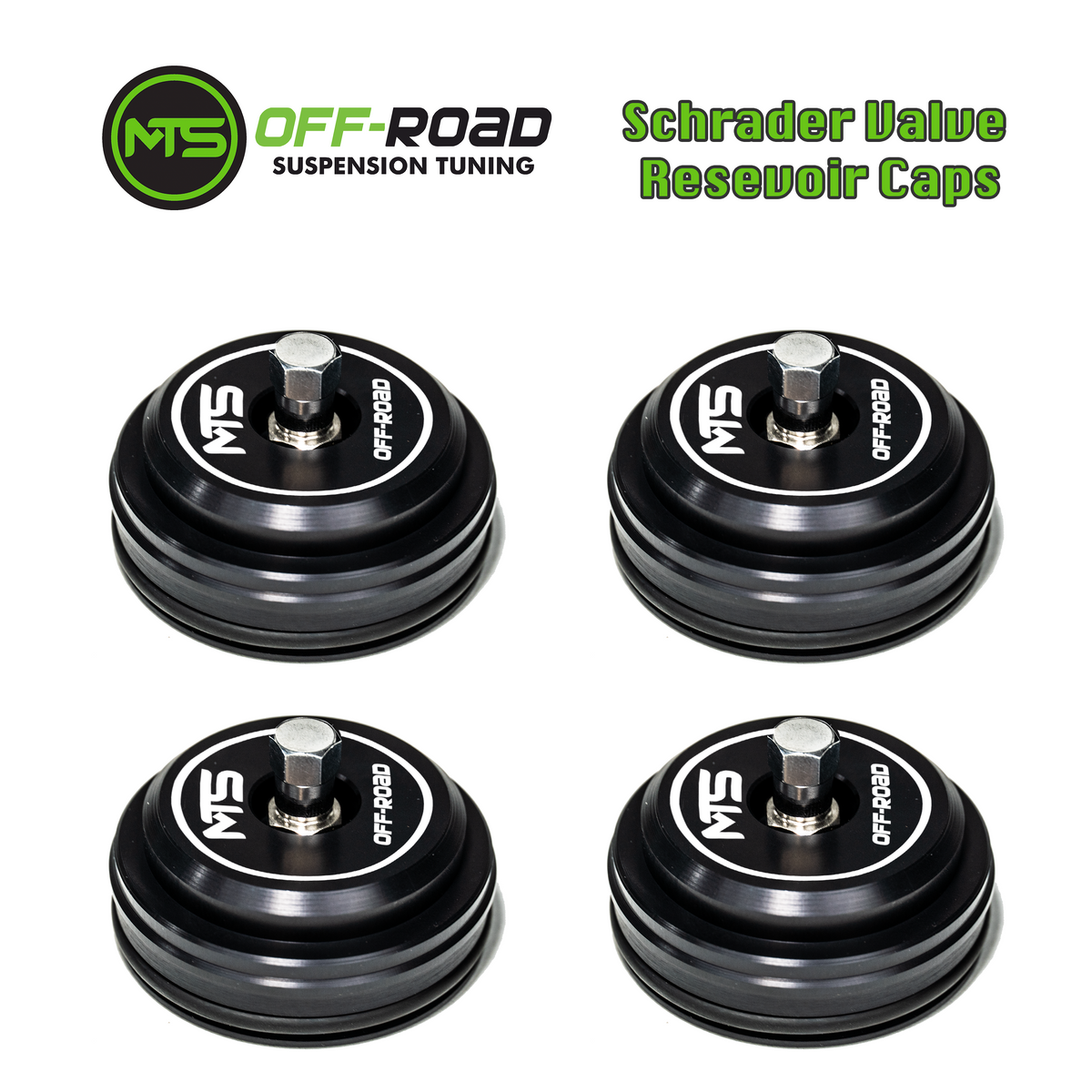 MTS Off-Road Schrader Valve Reservoir Caps (FOR FOX SHOCKS