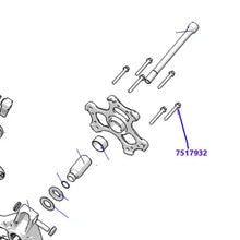 Load image into Gallery viewer, RZR P90x TITANIUM Clutch Cover Bolts (QTY 6) #7517932 Hex Screw Flange M6X1.0X50mm - RPM SXS