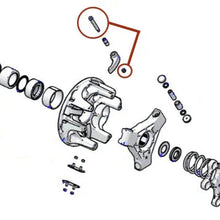 Load image into Gallery viewer, RPM RZR Pro R, Pro XP, &amp; Turbo R TITANIUM Polaris P90x Clutch Shift Weight Bolts and Nuts (QTY 3), Polaris OEM #7520949 /7527984
