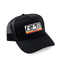 Load image into Gallery viewer, RPM Black Trucker Hat