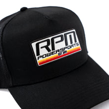 Load image into Gallery viewer, RPM Black Trucker Hat