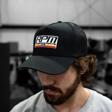 Load image into Gallery viewer, RPM Black Trucker Hat