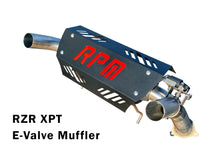 Load image into Gallery viewer, RPM RZR XPT and Pro XP E-Valve Muffler Colored Logo Back Plate - RPM SXS