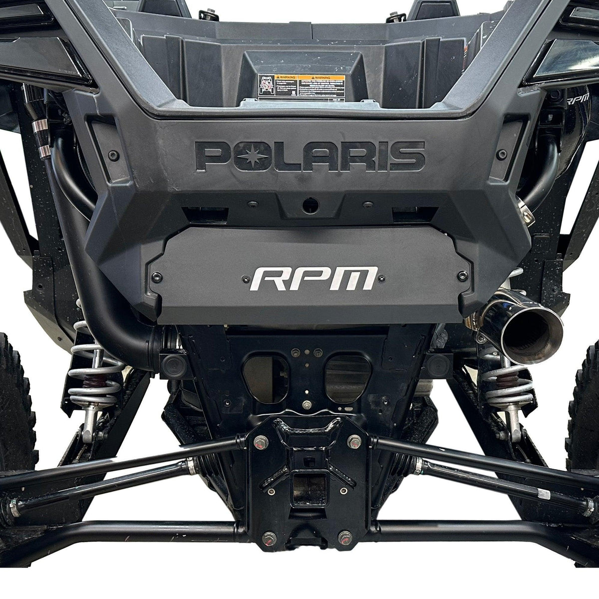 RPM Pro XP, Pro S & Turbo R Rear Fascia Delete Shield / Muffler Cover ...