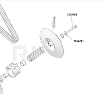 Load image into Gallery viewer, RZR Pro R TITANIUM Secondary Bolt &amp; Washer 7519790 / 7557231: HEX FLANGE M10X1.5X90 - RPM SXS