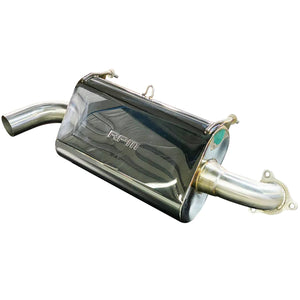 RPM Polaris RZR Sport Muffler, Slip-On Catless Sport Muffler