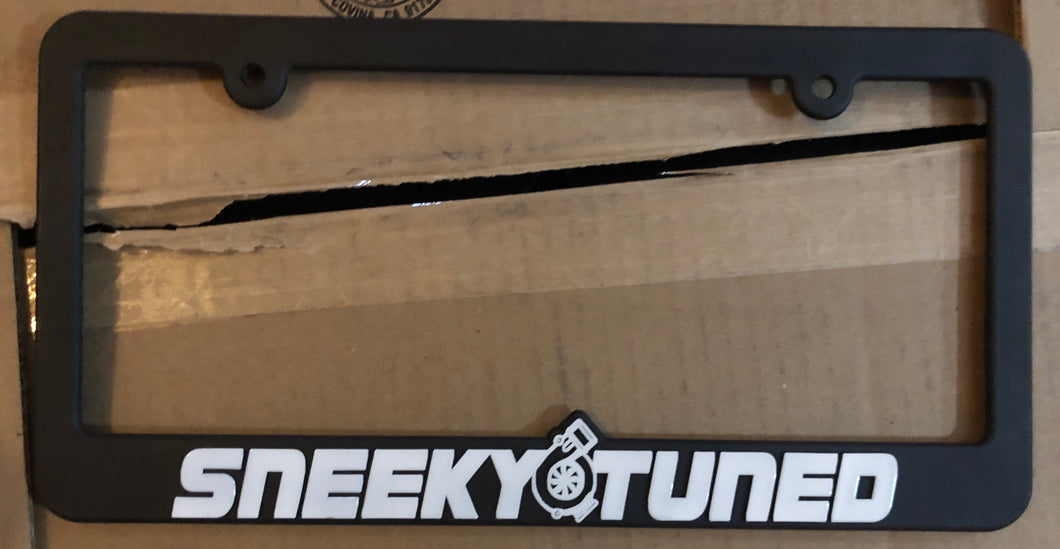 SneekyTuned Plate Frame